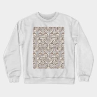 Damask classic rusty wall Crewneck Sweatshirt